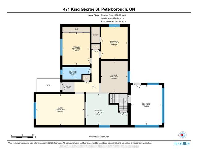 471 King George St, House detached with 2 bedrooms, 2 bathrooms and 4 parking in Peterborough ON | Image 17