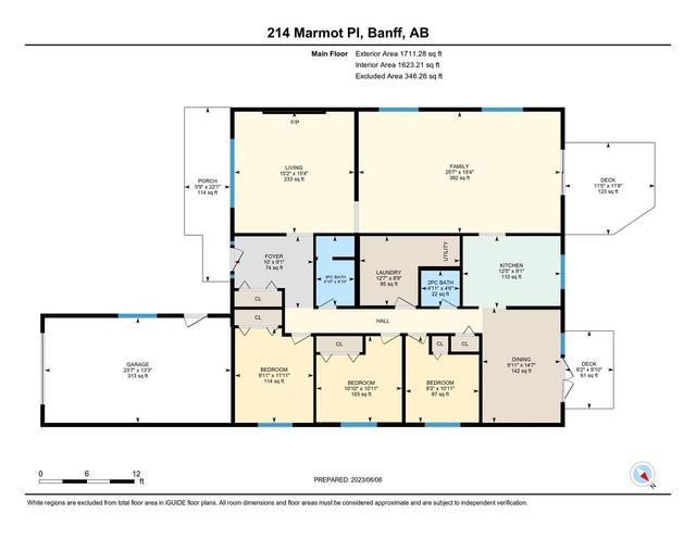 214 Marmot Place, House detached with 3 bedrooms, 1 bathrooms and 2 parking in Banff AB | Image 41