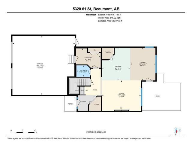 5320 61 St, House detached with 4 bedrooms, 3 bathrooms and 4 parking in Beaumont AB | Image 43