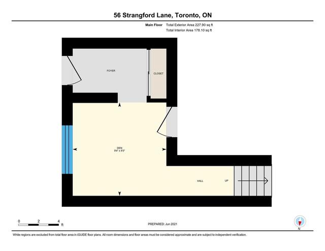 56 Strangford Lane, House attached with 3 bedrooms, 3 bathrooms and 2 parking in Toronto ON | Image 32