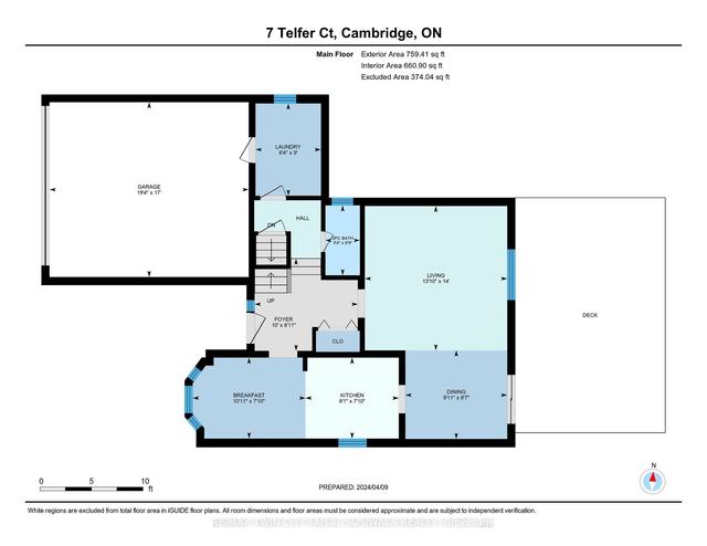 7 Telfer Crt, House detached with 3 bedrooms, 3 bathrooms and 6 parking in Cambridge ON | Image 26