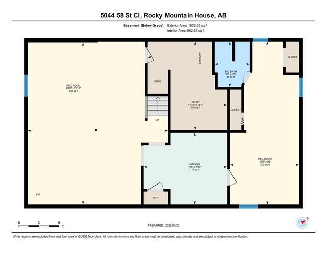 5044 58 Street Close, House detached with 4 bedrooms, 2 bathrooms and 3 parking in Rocky Mountain House AB | Image 34