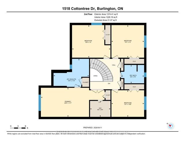 1518 Cottontree Dr, House detached with 4 bedrooms, 5 bathrooms and 4 parking in Burlington ON | Image 33