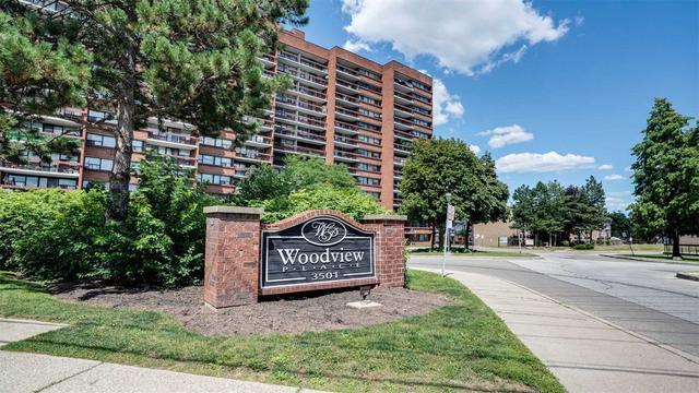 607 - 3501 Glen Erin Dr, Condo with 2 bedrooms, 1 bathrooms and 1 parking in Mississauga ON | Image 1