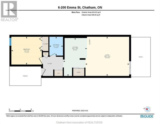 200 Emma Street Unit# 6, Condo with 1 bedrooms, 1 bathrooms and null parking in Chatham Kent ON | Card Image
