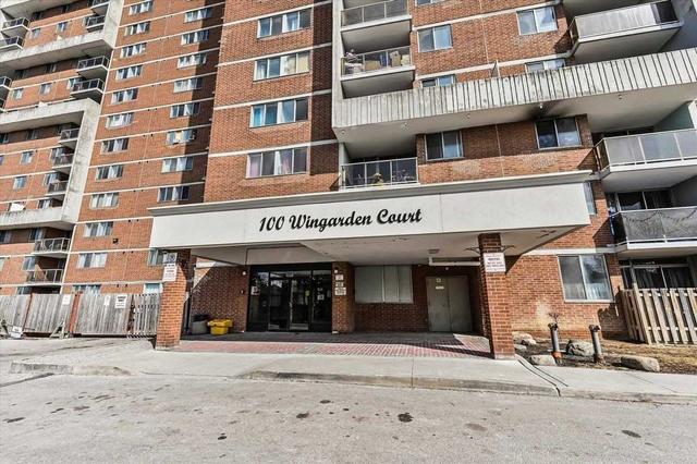 1711 - 100 Wingarden Crt, Condo with 2 bedrooms, 2 bathrooms and 1 parking in Toronto ON | Image 2
