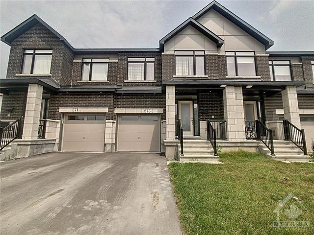 273 Fountainhead Drive, Townhouse with 3 bedrooms, 3 bathrooms and 3 parking in Ottawa ON | Image 1
