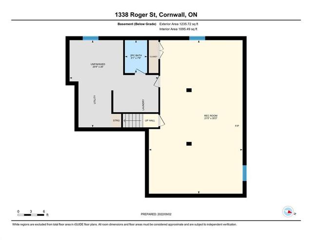1338 Roger Street, House detached with 2 bedrooms, 2 bathrooms and 3 parking in Cornwall ON | Image 30