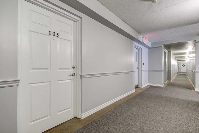 103 - 1360 Main St E, Townhouse with 1 bedrooms, 1 bathrooms and 2 parking in Milton ON | Image 16