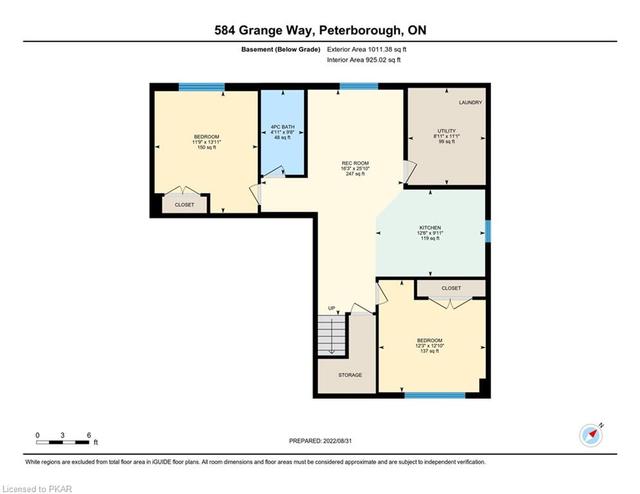584 Grange Way, House detached with 4 bedrooms, 2 bathrooms and 6 parking in Peterborough ON | Image 45