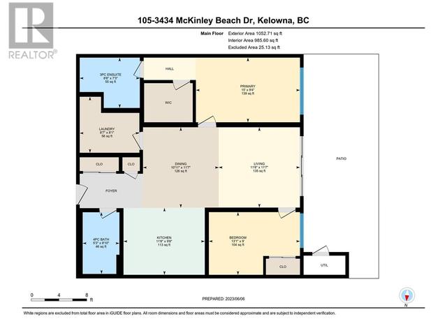 105 - 3434 Mckinley Beach Drive, Condo with 2 bedrooms, 2 bathrooms and 1 parking in Kelowna BC | Image 33