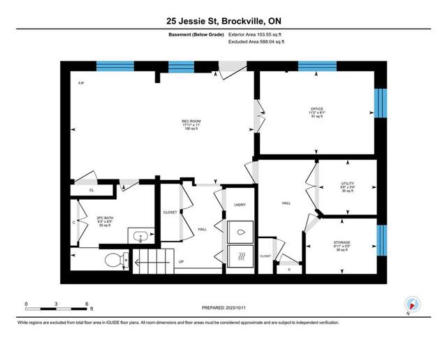 25 Jessie Street, House detached with 4 bedrooms, 3 bathrooms and 5 parking in Brockville ON | Image 29