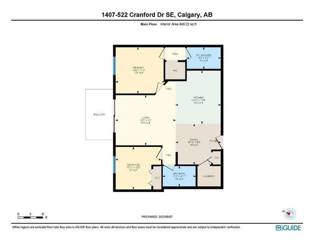1407 - 522 Cranford Drive Se, Condo with 2 bedrooms, 2 bathrooms and 1 parking in Calgary AB | Image 20
