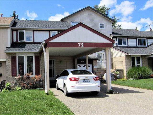 72 Nottawasaga Cres, House attached with 3 bedrooms, 1 bathrooms and 3 parking in Brampton ON | Image 1
