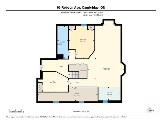 93 Robson Ave, House detached with 4 bedrooms, 4 bathrooms and 4 parking in Cambridge ON | Image 35