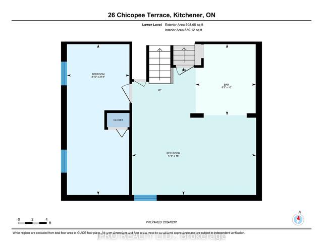 26 Chicopee Terr, House detached with 4 bedrooms, 3 bathrooms and 3 parking in Kitchener ON | Image 30