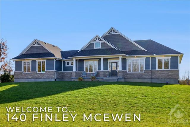 140 Finley Mcewen Avenue, House detached with 4 bedrooms, 2 bathrooms and 10 parking in Beckwith ON | Card Image