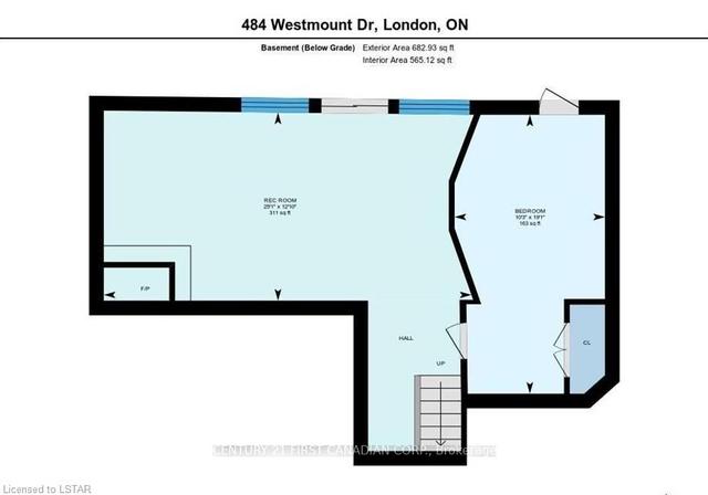 484 Westmount Dr, House detached with 3 bedrooms, 3 bathrooms and 10 parking in London ON | Image 27