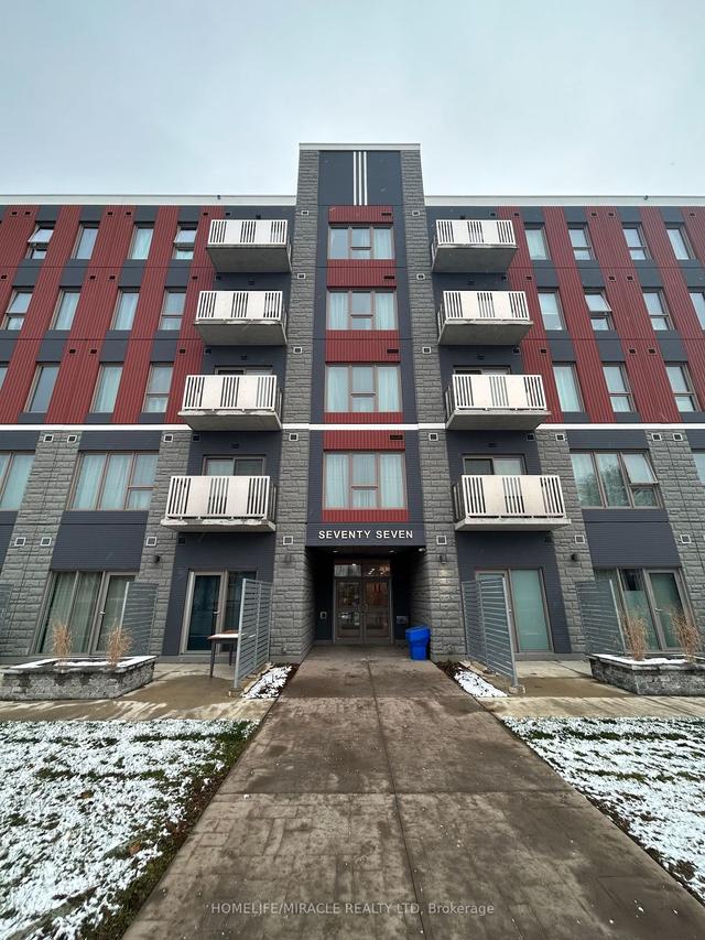 206 - 77 Leland St, Condo with 0 bedrooms, 1 bathrooms and 0 parking in Hamilton ON | Image 1