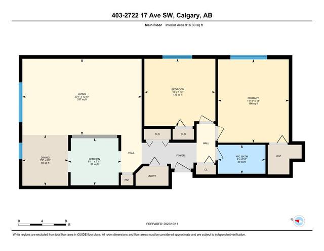 403 - 2722 17 Avenue Sw, Condo with 2 bedrooms, 1 bathrooms and 1 parking in Calgary AB | Image 21