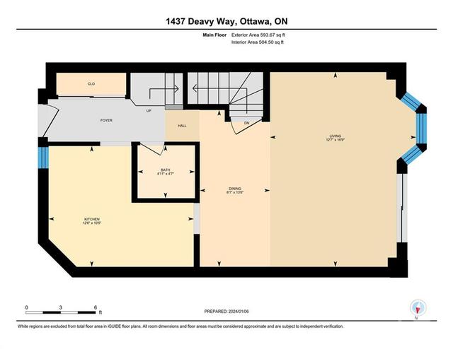 1437 Deavy Way, Townhouse with 3 bedrooms, 2 bathrooms and 3 parking in Ottawa ON | Image 28