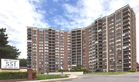 1002 - 551 The West Mall, Condo with 2 bedrooms, 1 bathrooms and 1 parking in Toronto ON | Card Image