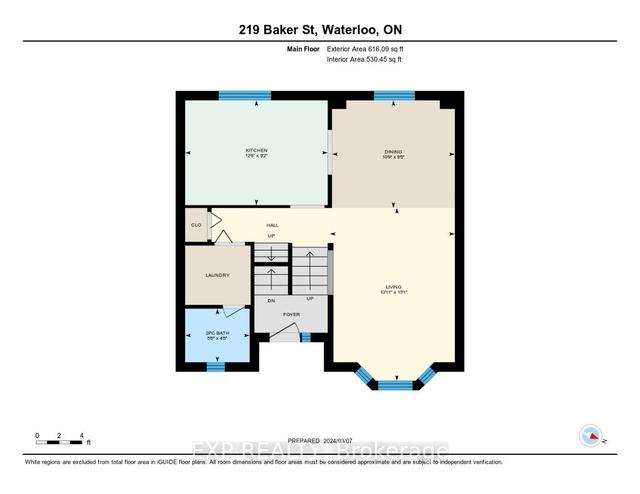 219 Baker St E, House attached with 3 bedrooms, 2 bathrooms and 2 parking in Waterloo ON | Image 32