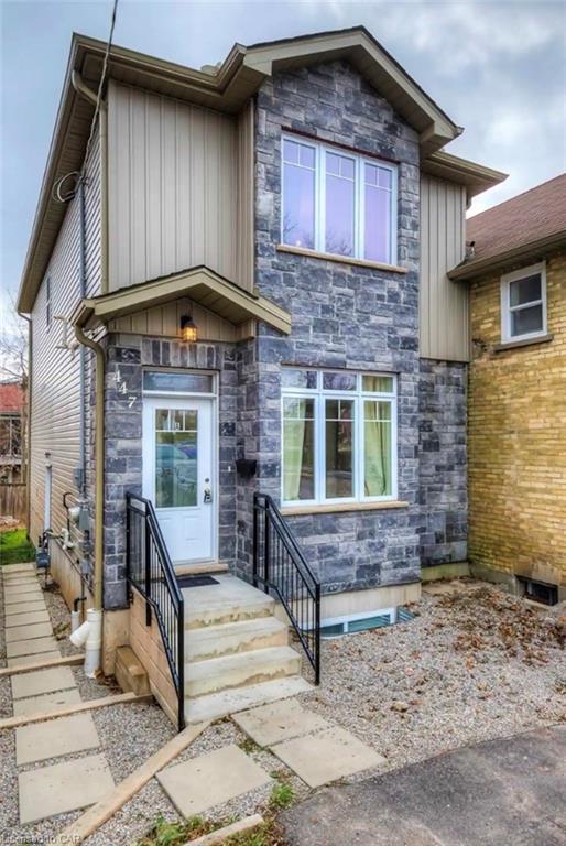 447 Stirling Avenue S, House semidetached with 4 bedrooms, 2 bathrooms and 3 parking in Kitchener ON | Image 1