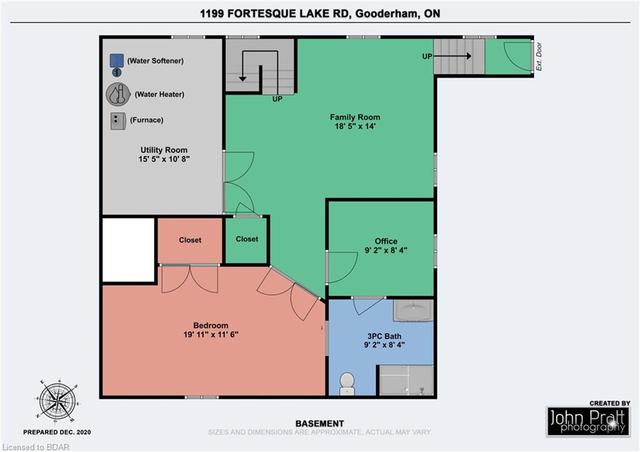 1199 Fortesque Lake Road, House detached with 3 bedrooms, 2 bathrooms and 20 parking in Highlands East ON | Image 6