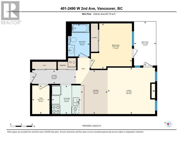 401 - 2490 W 2nd Avenue, Condo with 1 bedrooms, 1 bathrooms and 1 parking in Vancouver BC | Image 29