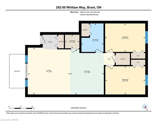 202 - 50 Whitlaw Way, House attached with 2 bedrooms, 1 bathrooms and 1 parking in Brant ON | Image 30