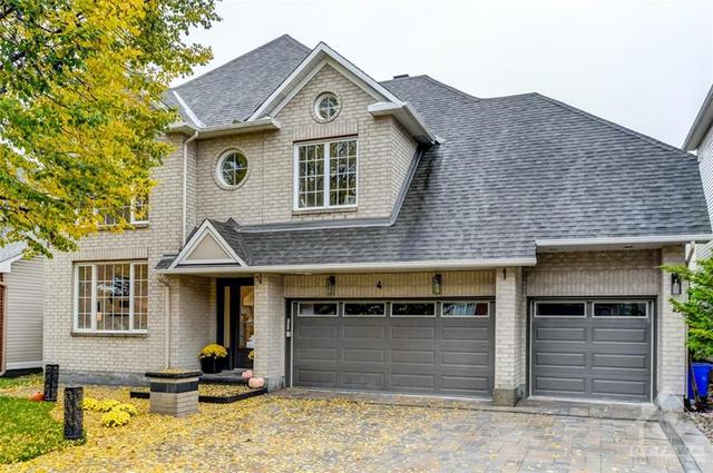 4 Crosspointe Avenue, House detached with 4 bedrooms, 4 bathrooms and 6 parking in Ottawa ON | Image 1