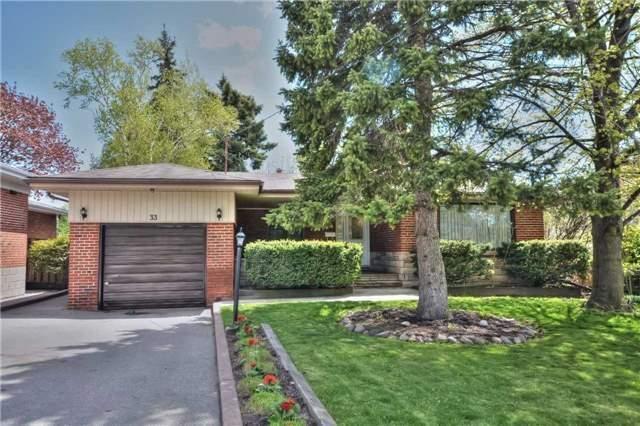 33 Farmcrest Dr, House detached with 3 bedrooms, 3 bathrooms and 5 parking in Toronto ON | Image 1
