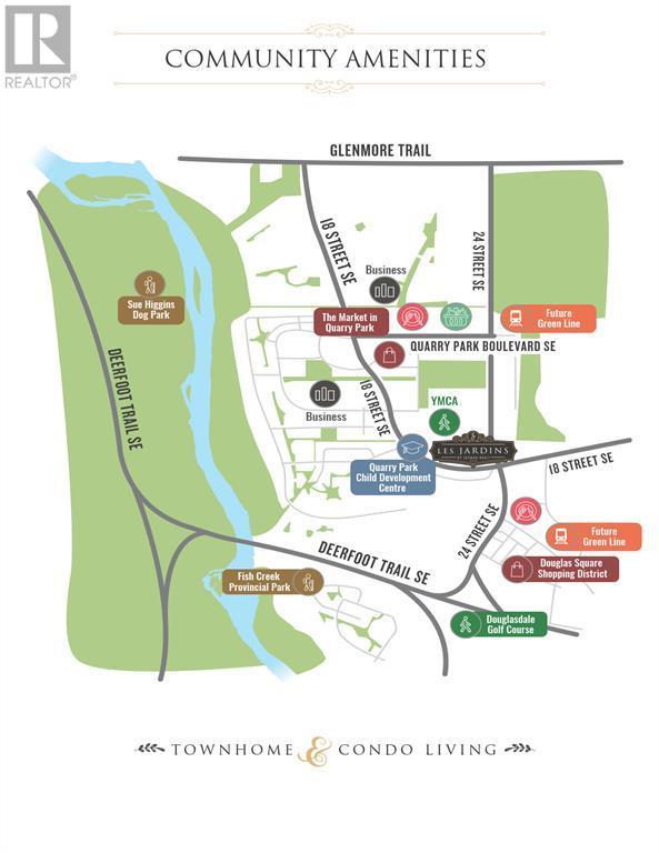 202, - 255 Les Jardins Park Se, Condo with 2 bedrooms, 2 bathrooms and 1 parking in Calgary AB | Image 22