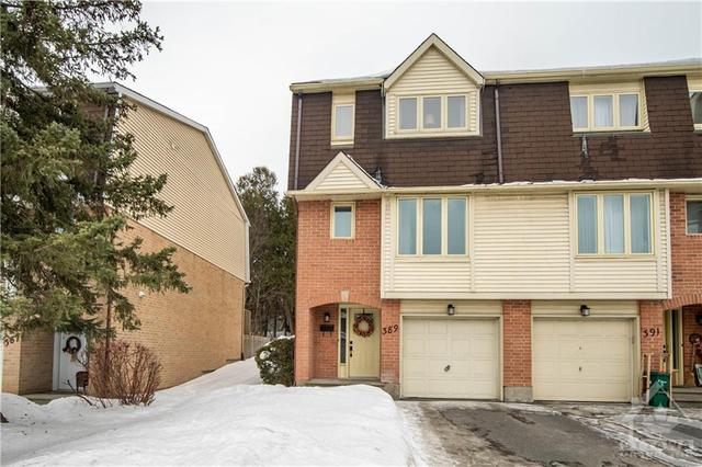 389 Pickford Drive, Townhouse with 3 bedrooms, 3 bathrooms and 3 parking in Ottawa ON | Image 1