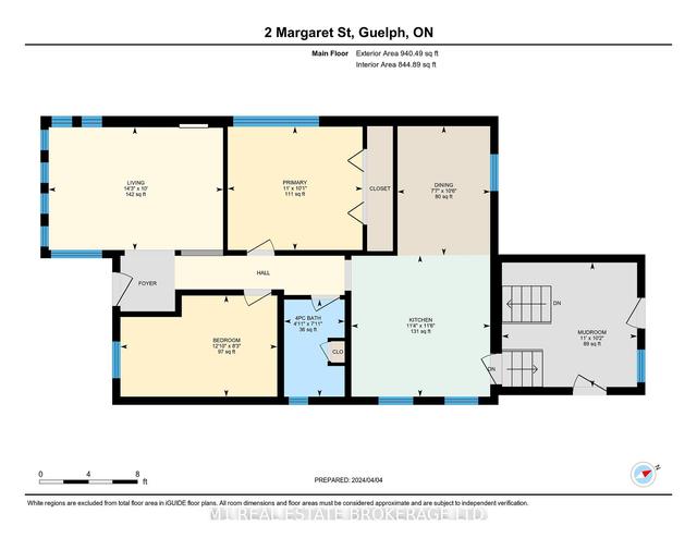 2 Margaret St, House detached with 2 bedrooms, 1 bathrooms and 2 parking in Guelph ON | Image 27