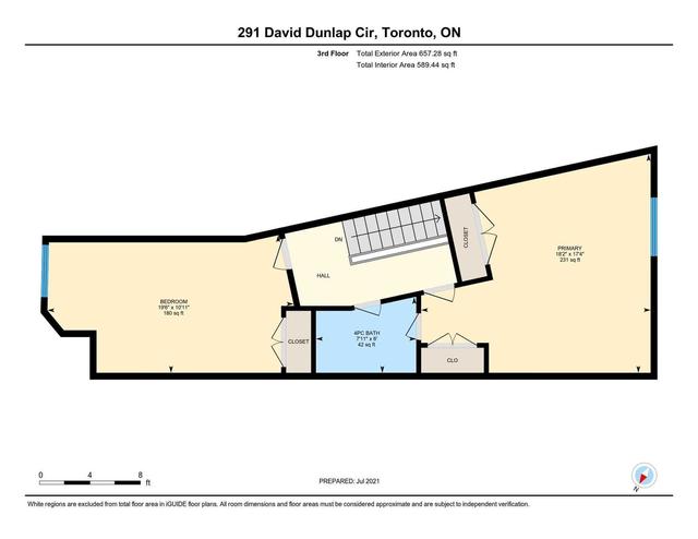 291 David Dunlap Circ, House attached with 3 bedrooms, 3 bathrooms and 3 parking in Toronto ON | Image 28