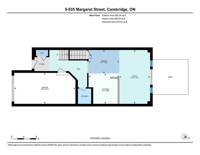 5 - 535 Margaret St, Townhouse with 3 bedrooms, 2 bathrooms and 2 parking in Cambridge ON | Image 24