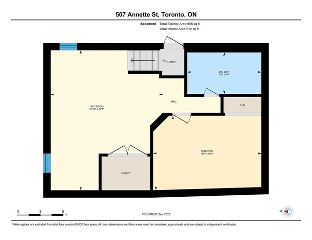 507 Annette St, House detached with 6 bedrooms, 4 bathrooms and 0 parking in Toronto ON | Image 13