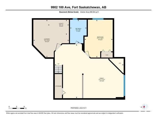 9902 100 Av, House semidetached with 3 bedrooms, 3 bathrooms and 4 parking in Fort Saskatchewan AB | Image 13