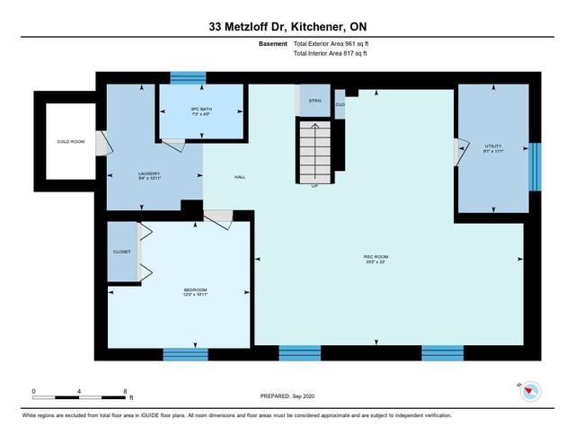 33 Metzloff Dr, House detached with 3 bedrooms, 2 bathrooms and 5 parking in Kitchener ON | Image 20