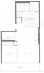 1311 - 20 Minowan Miikan Lane, Condo with 2 bedrooms, 2 bathrooms and 1 parking in Toronto ON | Image 2