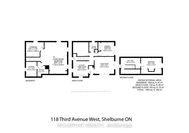 118 Third Ave W, House detached with 3 bedrooms, 2 bathrooms and 5 parking in Shelburne ON | Image 33