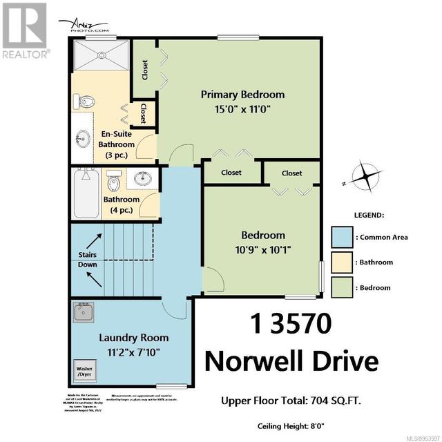 1 - 3570 Norwell Dr, House attached with 2 bedrooms, 3 bathrooms and 4 parking in Nanaimo BC | Image 21