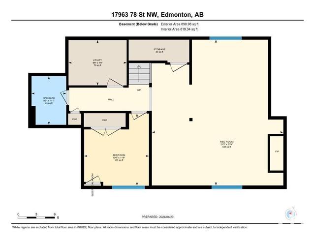 17963 78 St Nw, House detached with 4 bedrooms, 3 bathrooms and 4 parking in Edmonton AB | Image 35