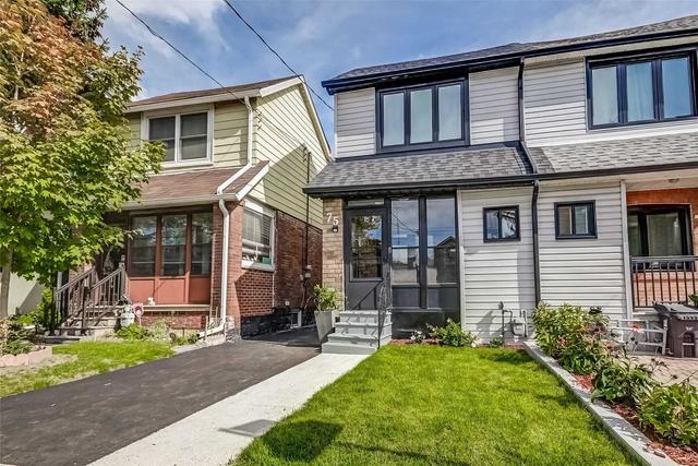 75 Chambers Ave, House semidetached with 3 bedrooms, 2 bathrooms and 0 parking in Toronto ON | Card Image
