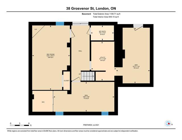 38 Grosvenor St, House detached with 5 bedrooms, 3 bathrooms and 3 parking in London ON | Image 24
