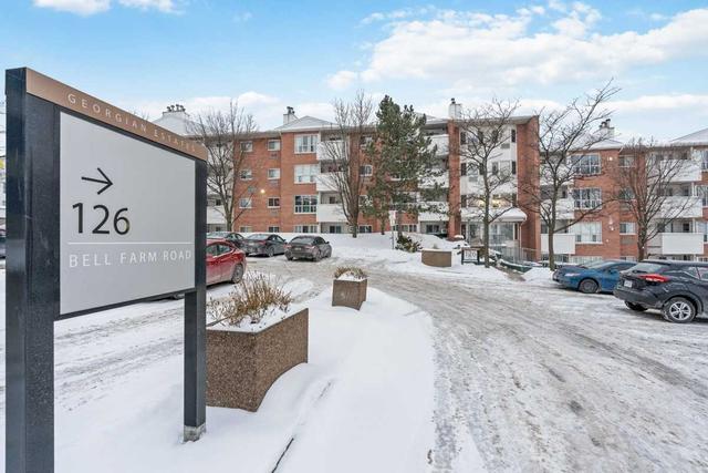311 - 126 Bell Farm Rd, Condo with 1 bedrooms, 1 bathrooms and 1 parking in Barrie ON | Image 1