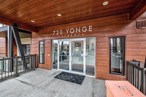 208 - 720 Yonge St, Condo with 1 bedrooms, 1 bathrooms and 1 parking in Barrie ON | Card Image