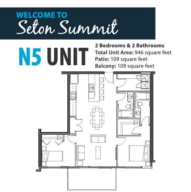 1303 - 220 Seton Grove Se, Condo with 2 bedrooms, 2 bathrooms and 1 parking in Calgary AB | Image 32